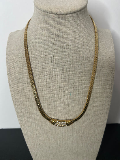 Elegant Diamond Crust Avon Necklace