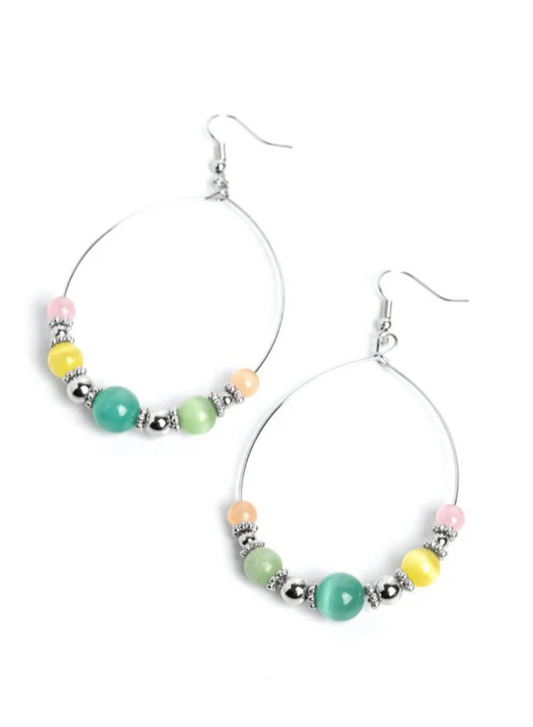 Cats Eye Charisma Earrings - Multi