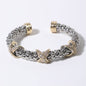 X Accent Cuff Bracelet