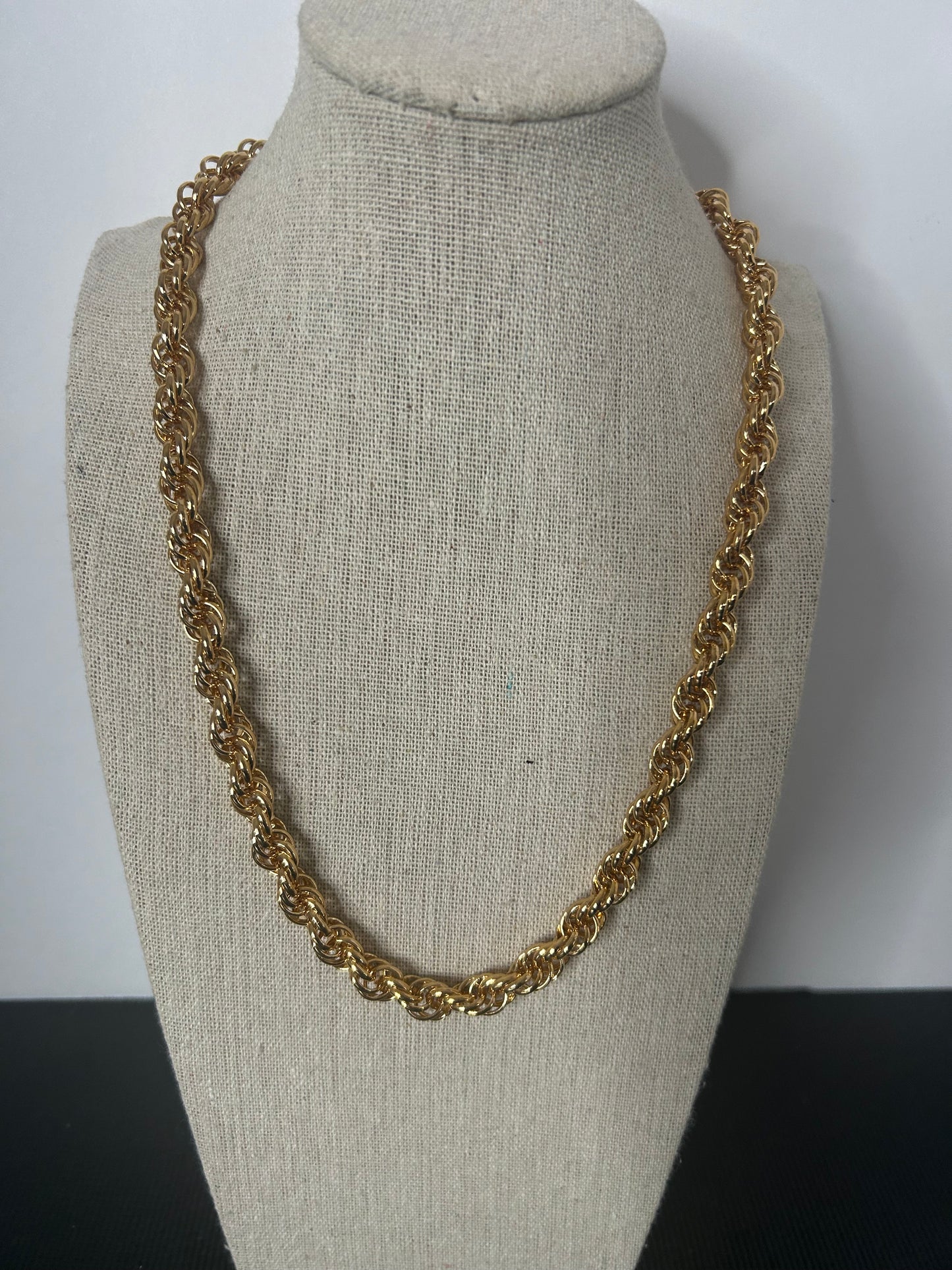 Gold Tone Chain Necklace