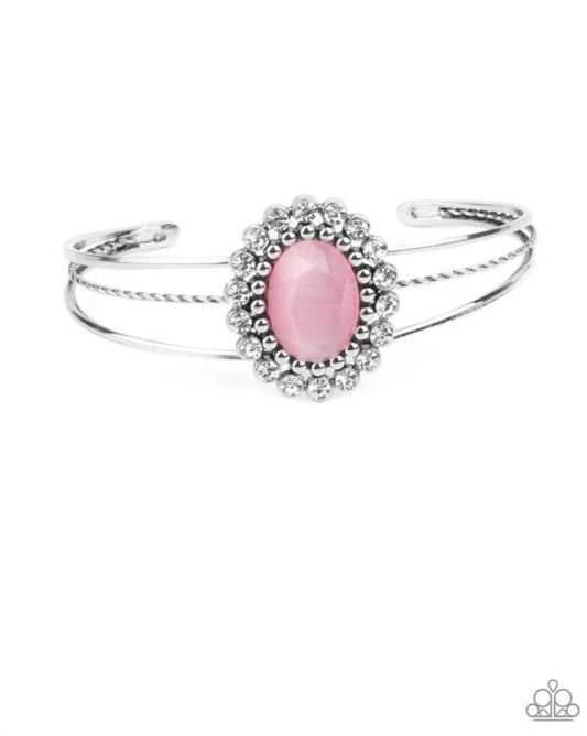 Prismatic Flower Patch Bracelet - Pink