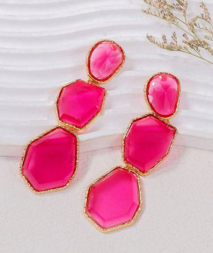 Acrylic Tiered Earrings