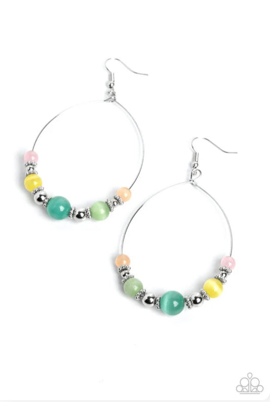 Cats Eye Charisma Earrings - Multi