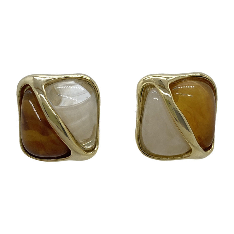 Square Ear Studs