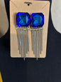 Supernova Novelty Earrings - Blue