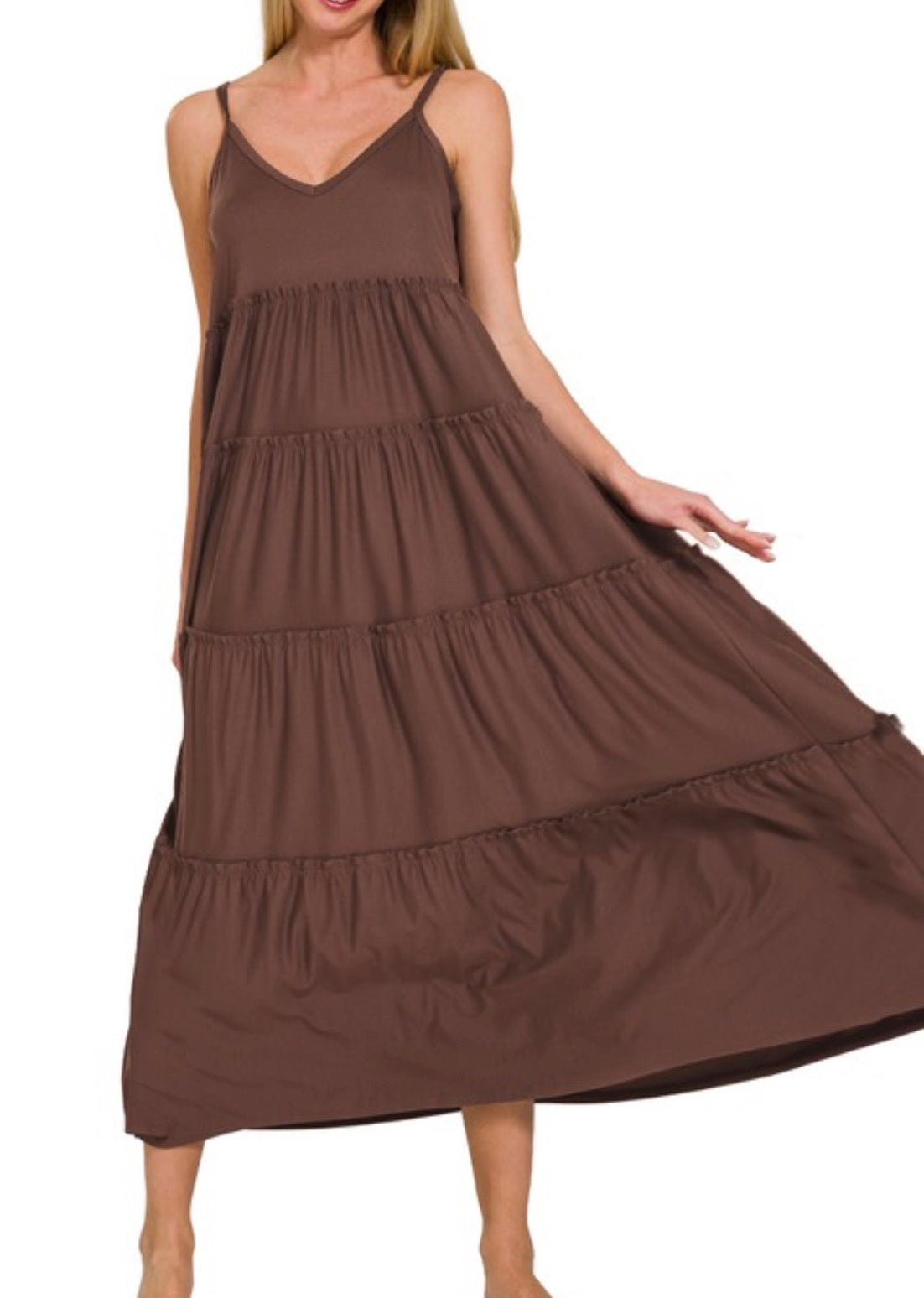 Cami Tiered Maxi Dress