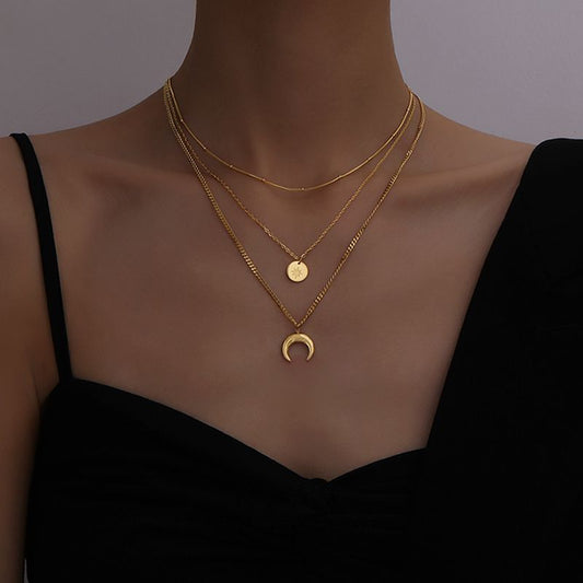 Moon Multi Necklace