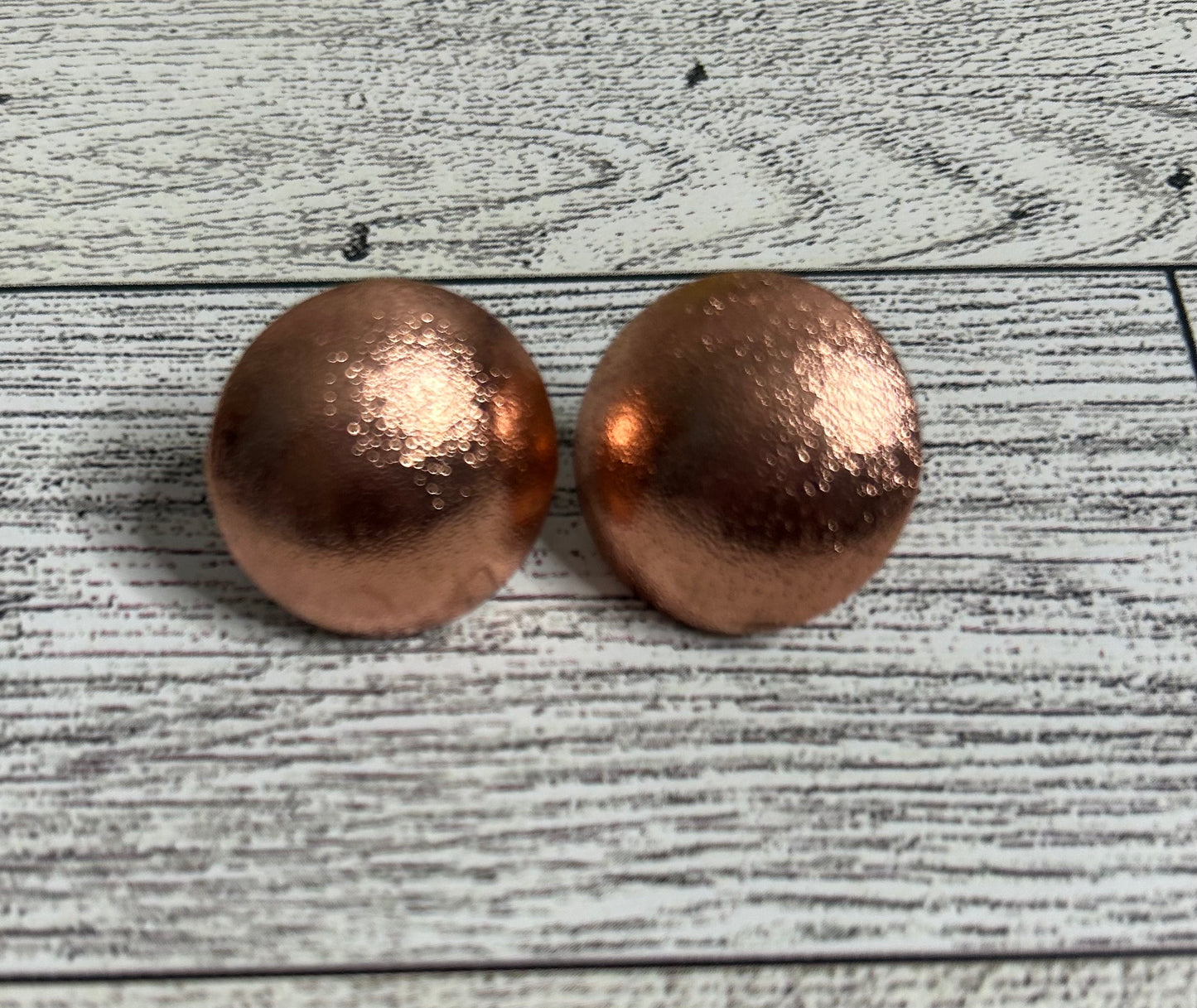 Button Earrings