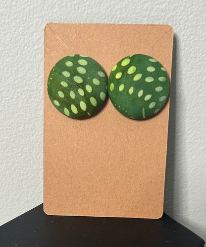 Button Earrings