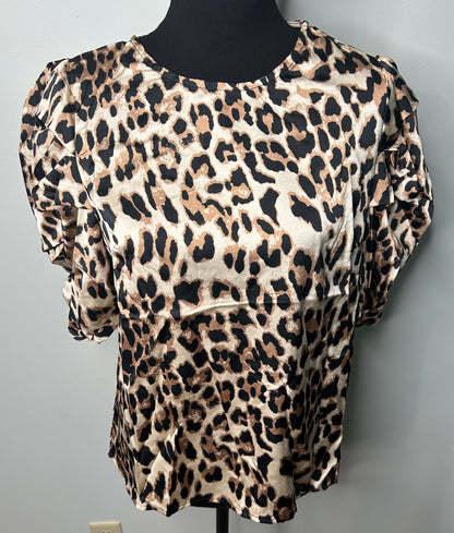 PL~Shein Leopard Print Top