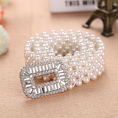 Elegant Pearl Belt