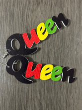 Load image into Gallery viewer, Queen Wood Earrings
