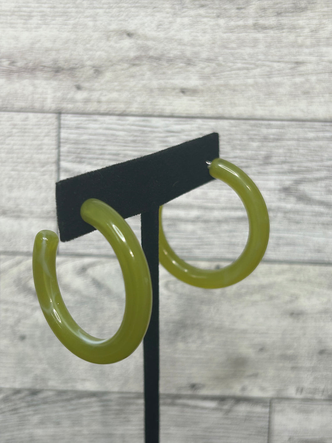 Acrylic Hoops (Green)