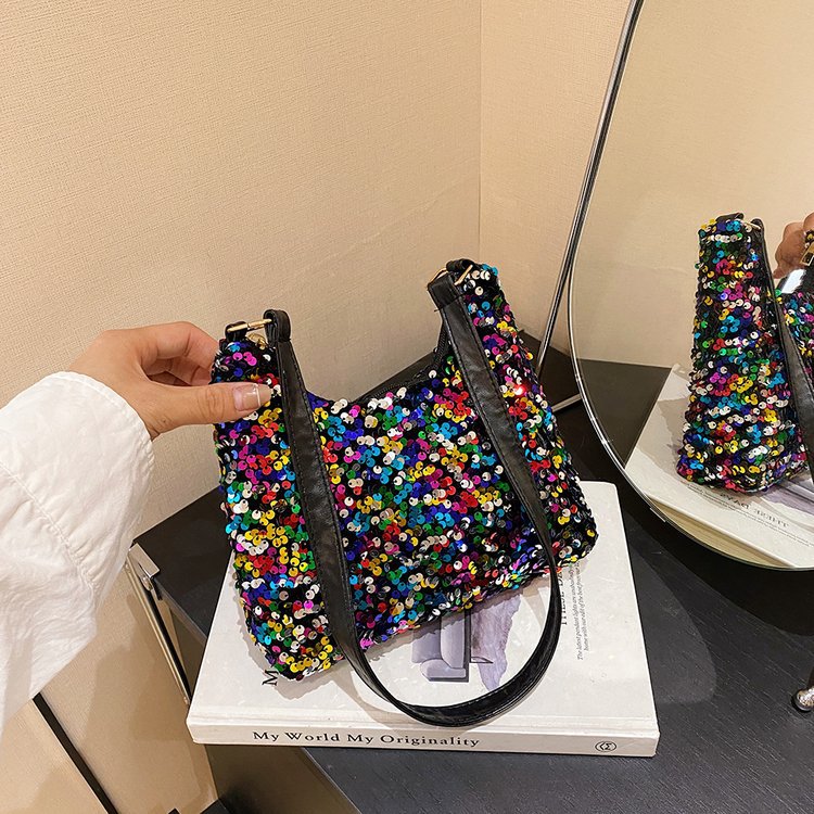 Color Block Shoulder Bag