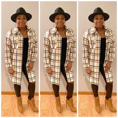 Vintage Plaid Shacket