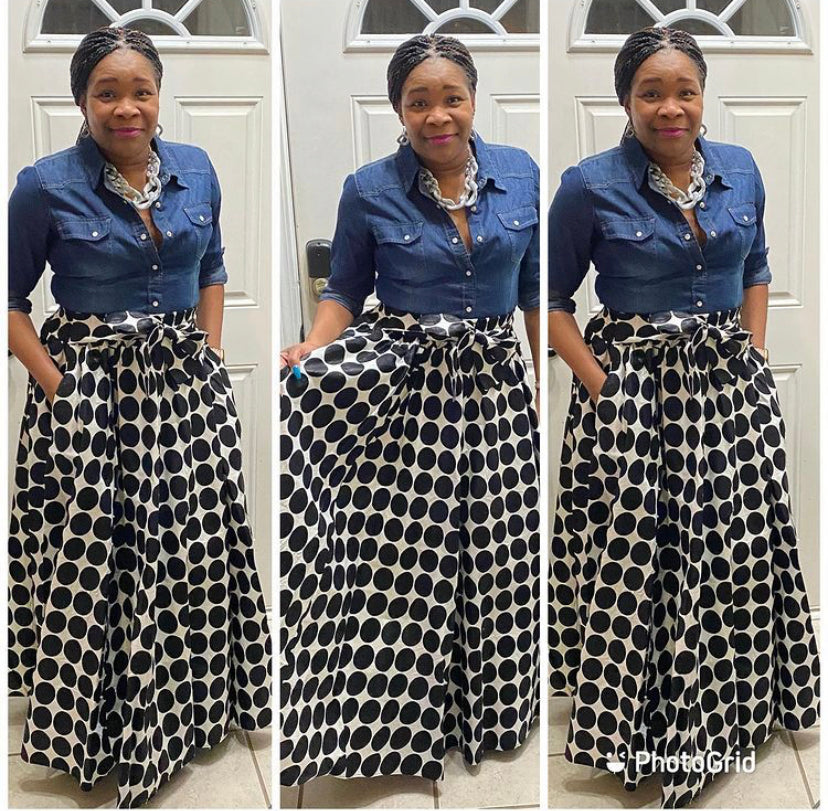 Karen Dashiki Skirt