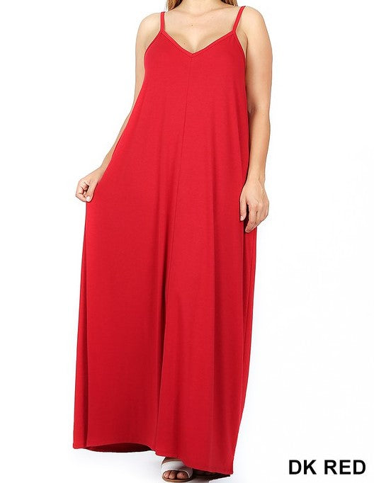 Katrina Vneck Maxi Dress