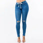 Slim Denim Jogger Pants