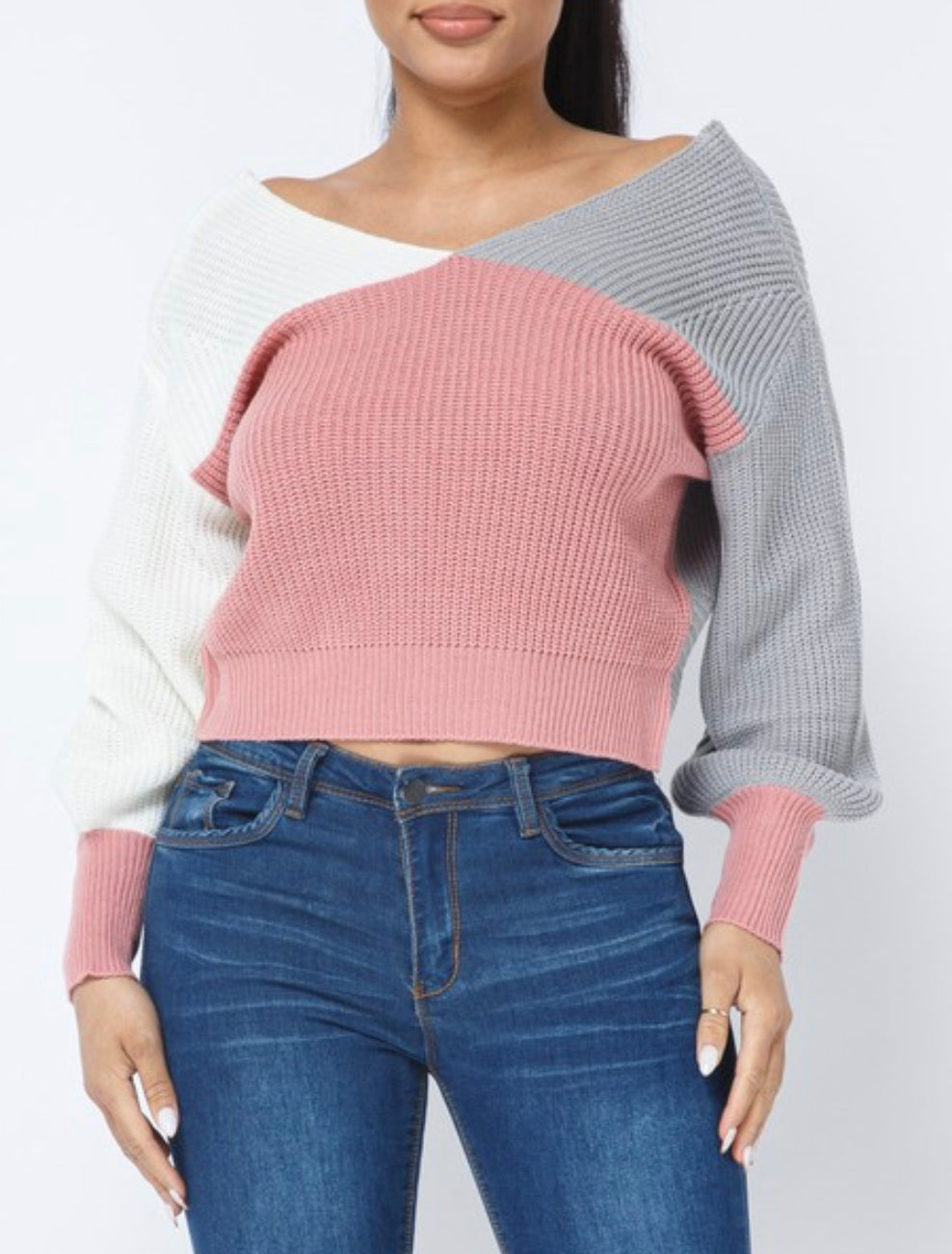 Color Block Sweater